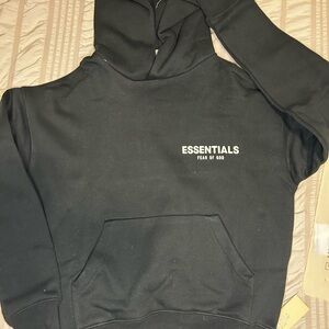 Fear of God Essentials Black Hoodie